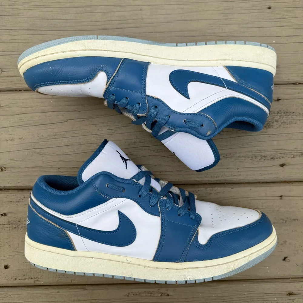 Nike Air Jordan 1 Low SE Industrial Blue Shoes FN5214-141 size 12